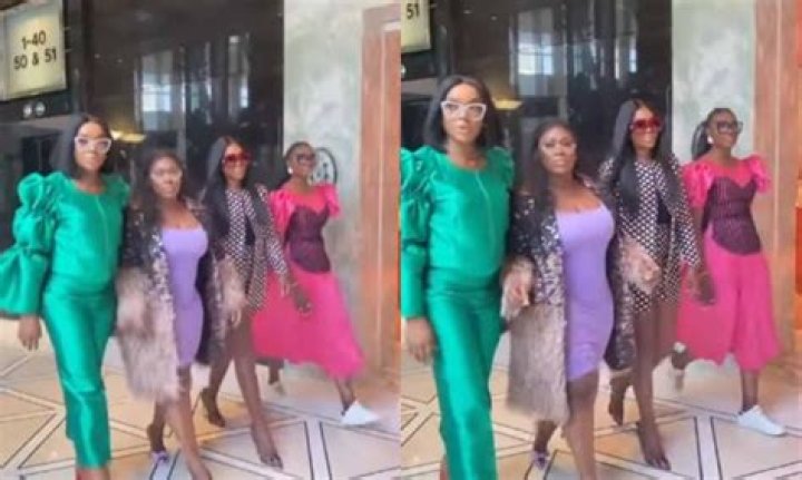 
“All Shades Of Colours And Beauty” Funke Akindele, Annie Idibia, Others In Awe As Nollywood Fantastic Four Takes Dubai By Storm 