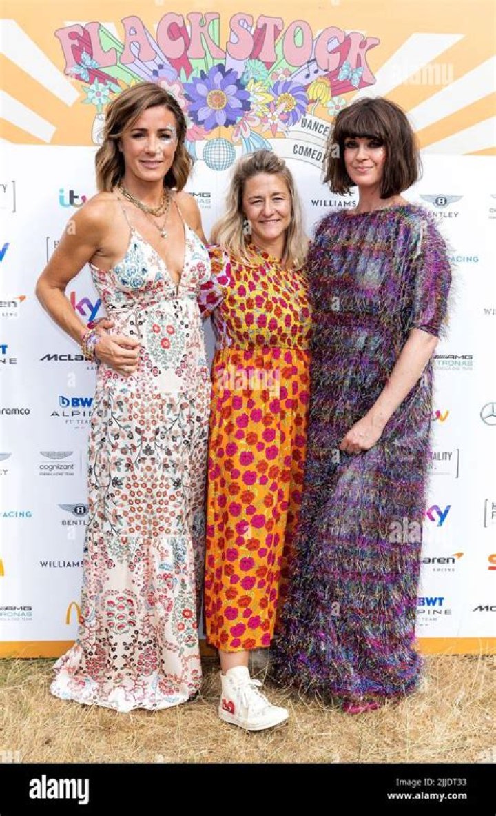 
British Presenter Natalie Pinkham Jody Flack Bonding Over Flackstock Event Remembering Caroline 