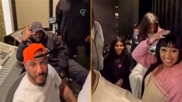 
Cardi B and Lil Kim Hit The Studio Together With Swizz Beatz and A$AP Ferg 