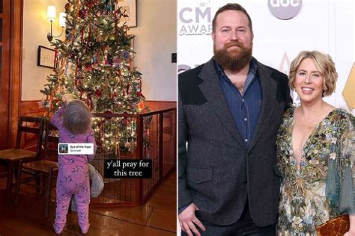 
Erin Napier Asks Fans to ‘Pray’ for Her Christmas Tree as Baby Daughter Mae Tries to Get Close 