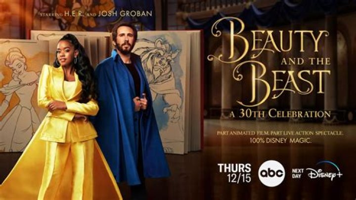 
Hear H.E.R. as Belle and Josh Groban as The Beast for First Time in ‘Beauty and the Beast’ Anniversary Special 