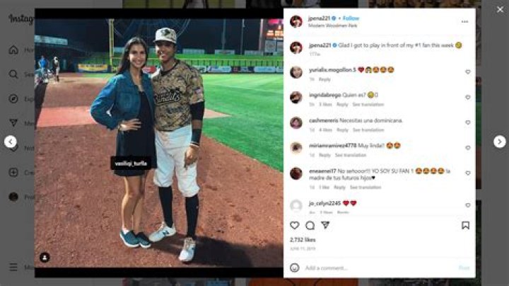 Houston Astros Star Jeremy Pena And His Girlfriend Vasiliqi Turlla Look Endearing In Their Instagram Pictures