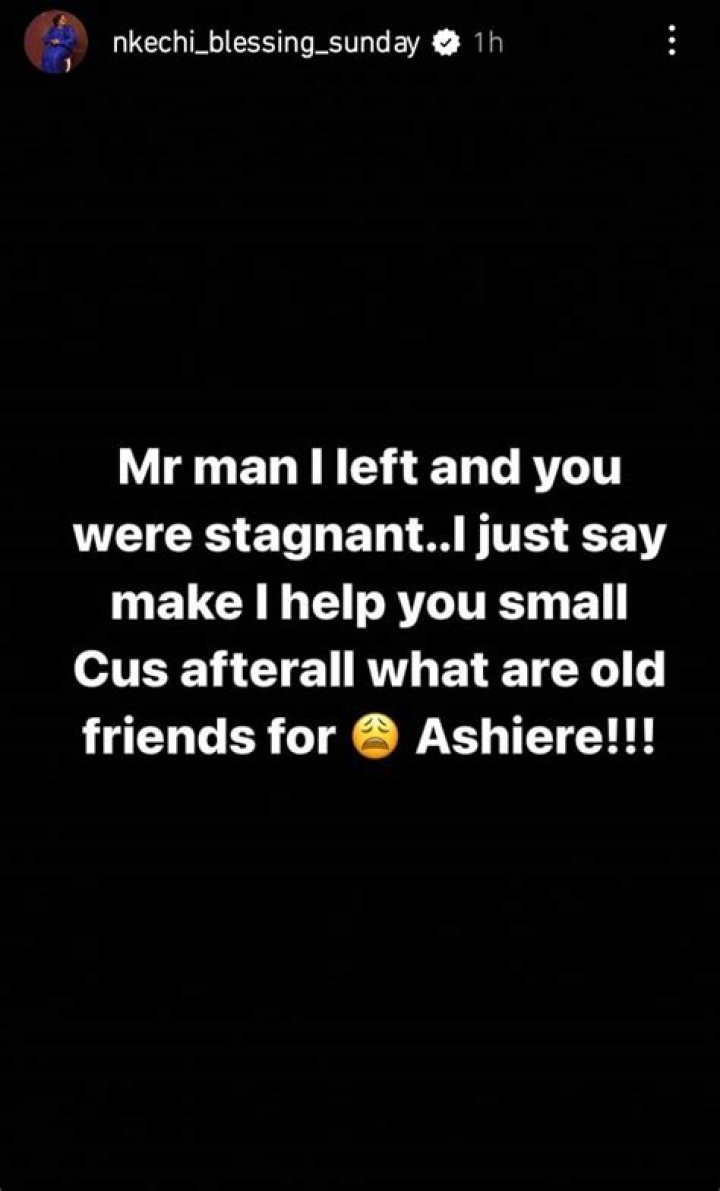 
“Hunger Ambassador” Nkechi Blessing Hits Back At Ex, Opeyemi Falegan 