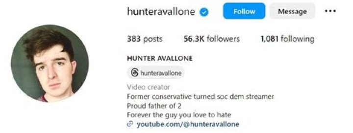 Hunter Avallone Height, Weight, Net Worth, Age, Birthday, Wikipedia, Who, Instagram, Biography