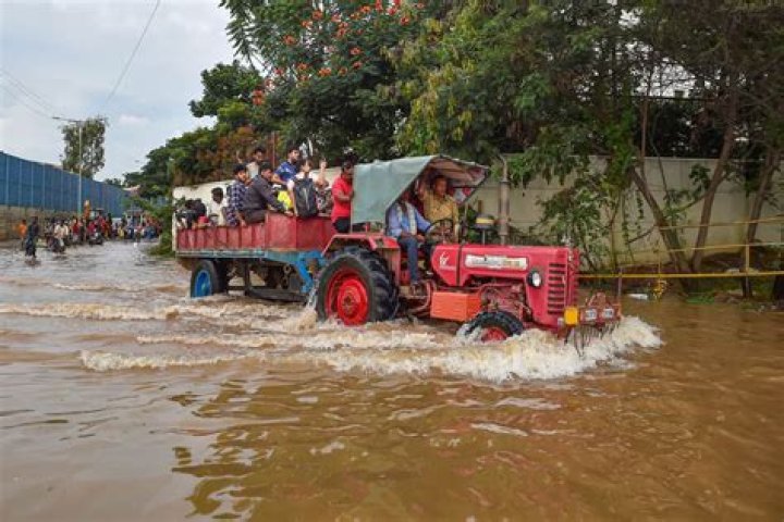 
In rain-hit Bengaluru, tractors turn unlikely heroes on roads 