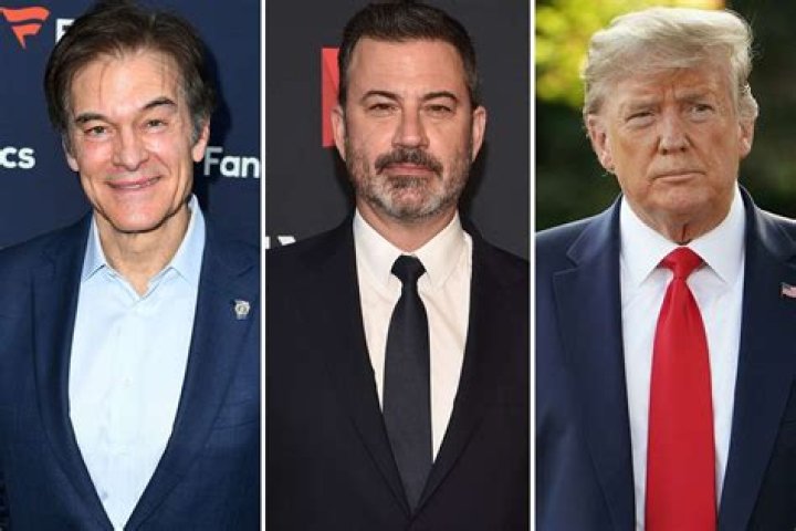 
Jimmy Kimmel Says Dr. Oz Was Once ‘Disgusted’ by Donald Trump After He Pushed a Woman into Mar-a-Lago Pool 