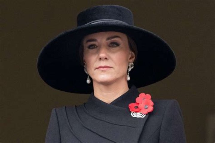 
Kate Middleton Stands with Queen Camilla at Solemn Remembrance Sunday Service 