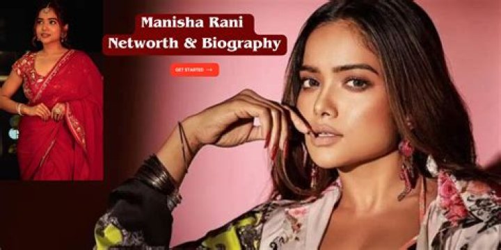 
Manisha Rani Height, Weight, Net Worth, Age, Birthday, Wikipedia, Who, Nationality, Biography 