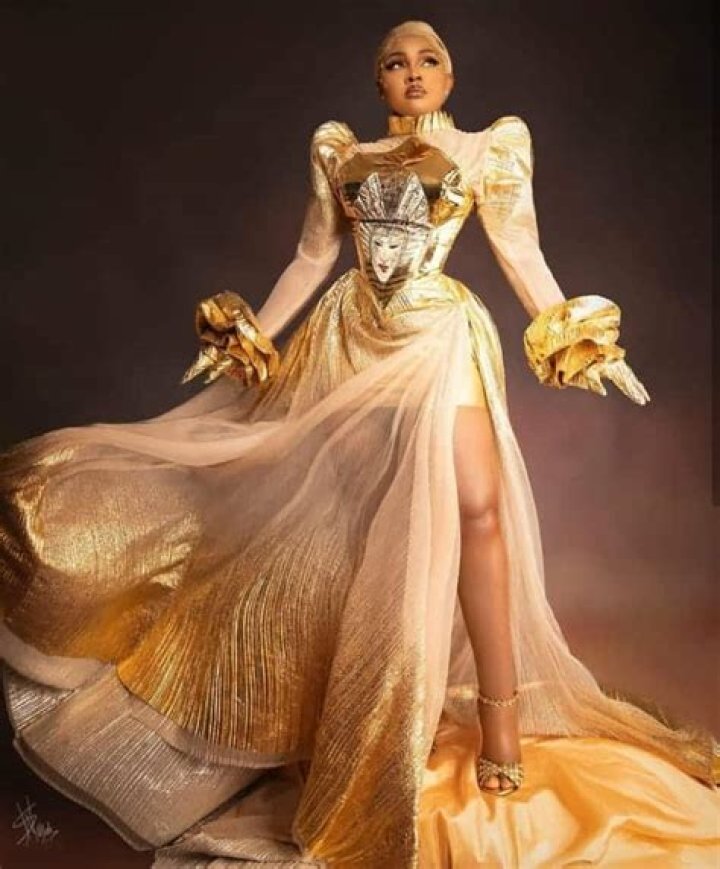 
Mercy Aigbe Makes Fashion Statement With Her Outfit To Ojuju Ball Premiere (Photos) 