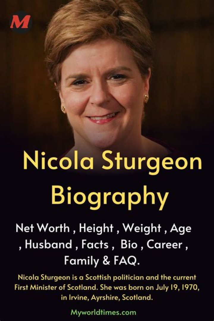 
Nicola Sturgeon Height, Weight, Net Worth, Age, Birthday, Wikipedia, Who, Nationality, Biography 