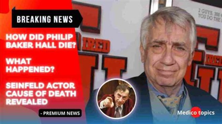 
Philip Baker Hall Cause of Death, How did Philip Baker Hall Die? 