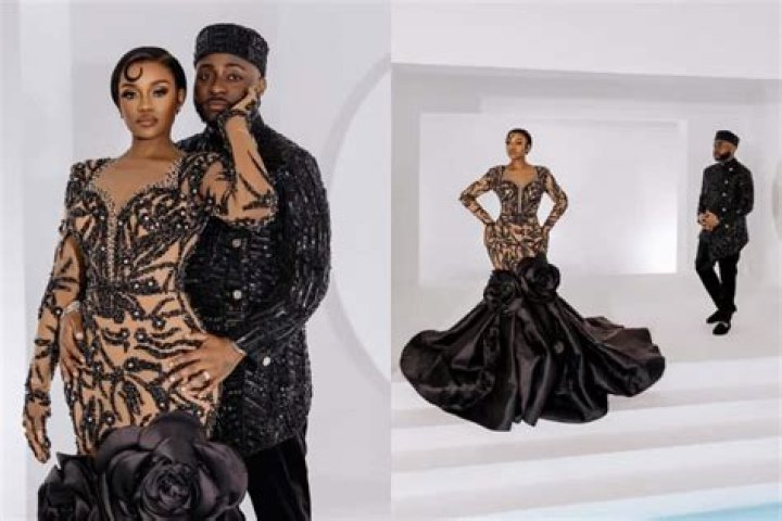 
“Power couple” Davido and Chioma command attention as they step out in style, turn down a lady’s bouquet 