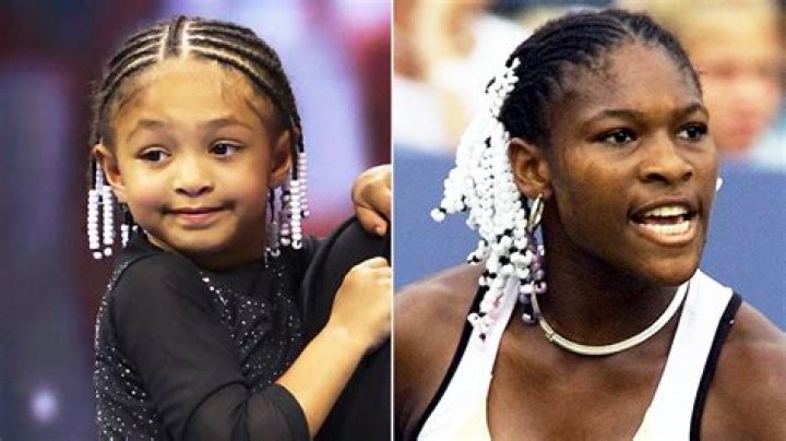 
Serena Williams’ Daughter Olympia Wears Her Mom’s Iconic Hair Beads And Sparkling Outfit At U.S. Open 