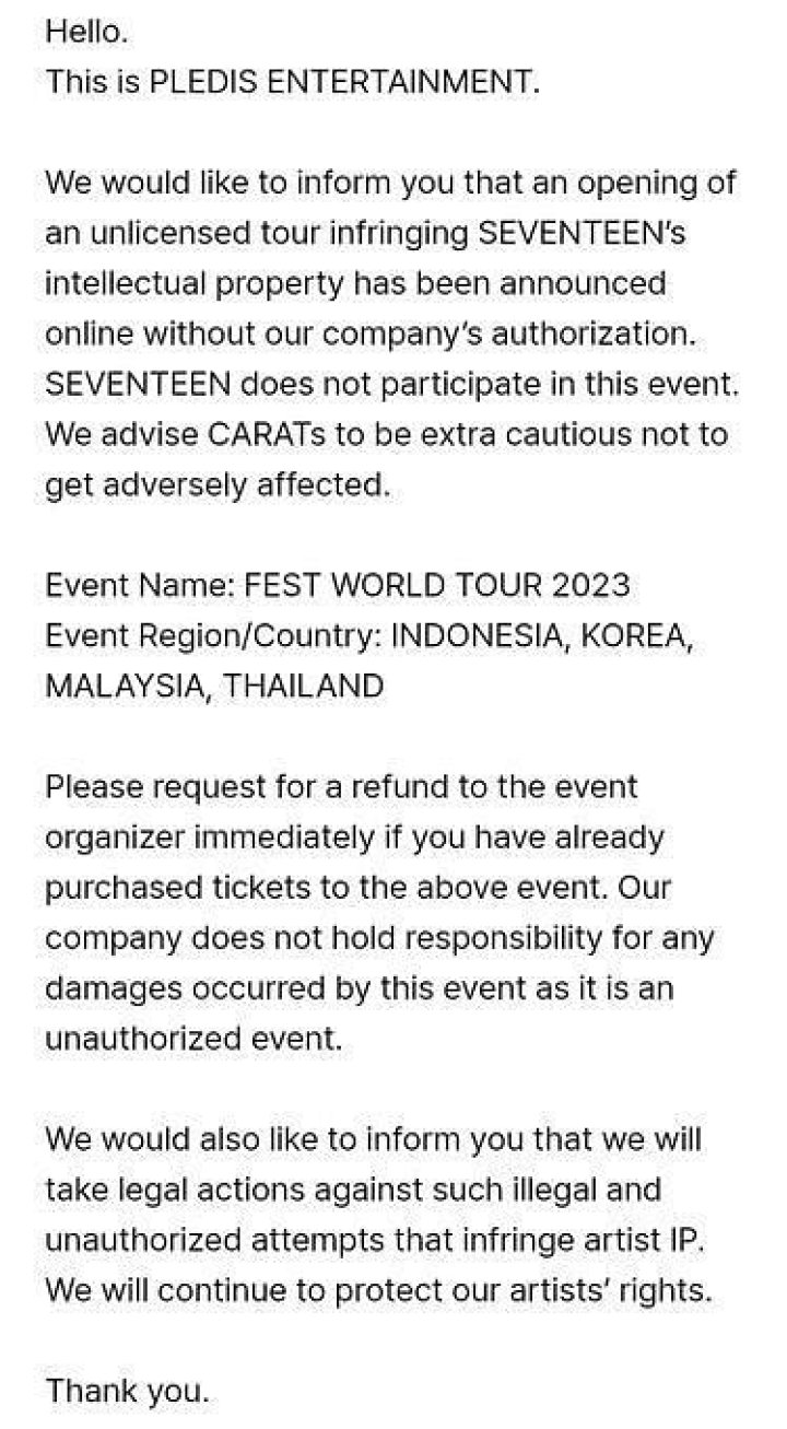 
SM Entertainment, HYBE issue joint warning against “Fest World Tour” scam 