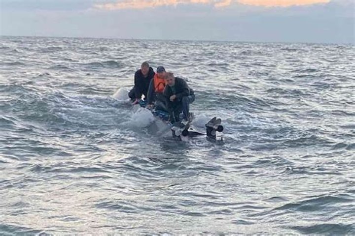 
U.S. Coast Guard Saves 3 Men ‘Clinging’ to Hull of Capsized Boat Off South Carolina Coast 