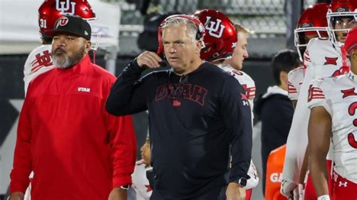 
Utah Coach Kyle Whittingham Son Tyler Whittingham Is A Defensive Back Player 