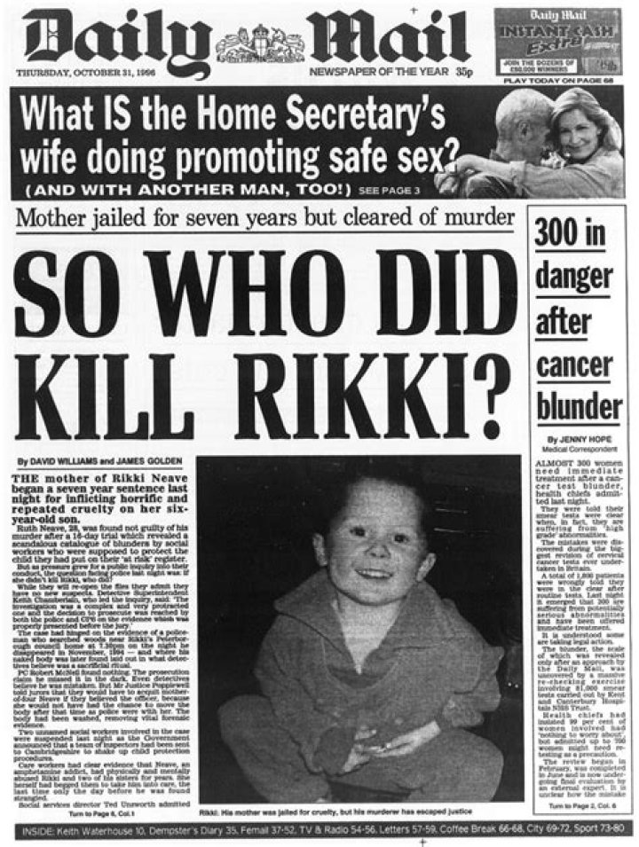 
Was Ruth Neave Guilty Of Child Cruelty? Rikki Neave Mother Wikipedia Bio 