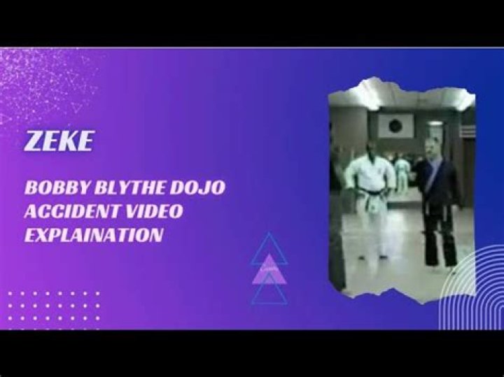 
What Happened To The Former Marine Bobby Blythe in the Karate Dojo? 