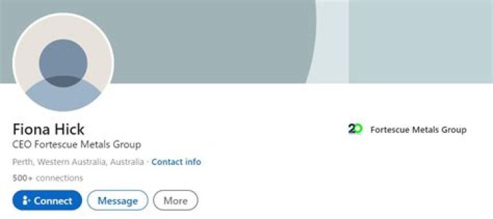 
What Is Fiona Hick Salary As New CEO Of Fortescue Metals? 