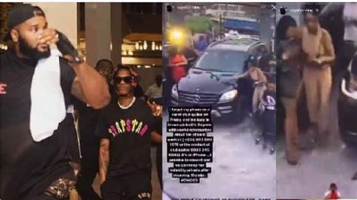 
Wizkid’s Bodyguard, Roy Cries Out After Slay Queen Stole His iPhone At Club 